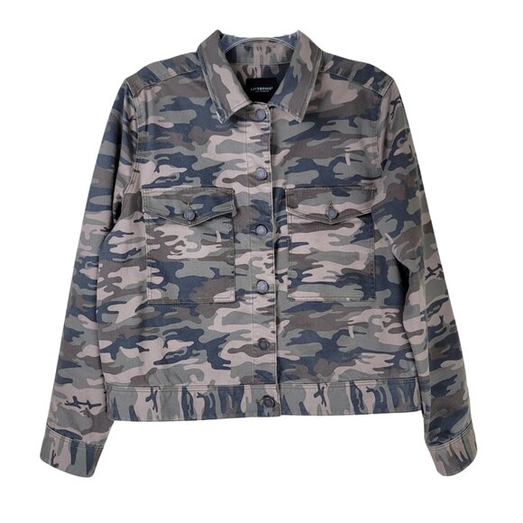 Liverpool Camo Utility Patch Pockets Jacket - Picture 4 of 14